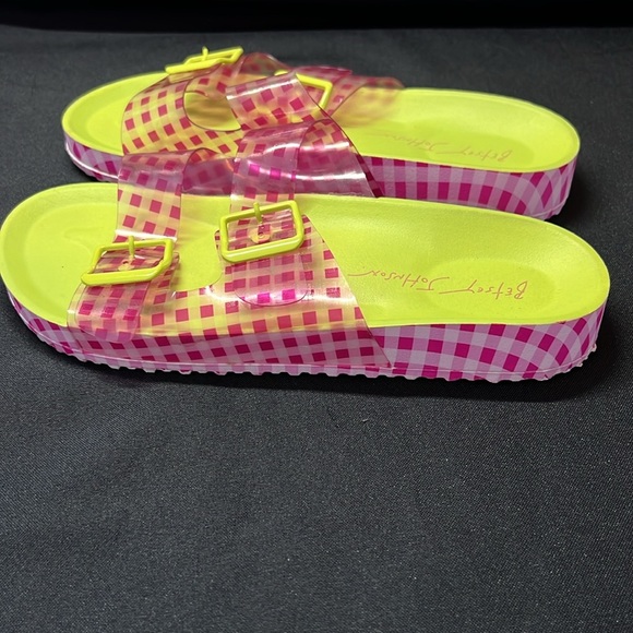 Betsy Johnson checkers sandals size 8 EUC - Picture 5 of 8